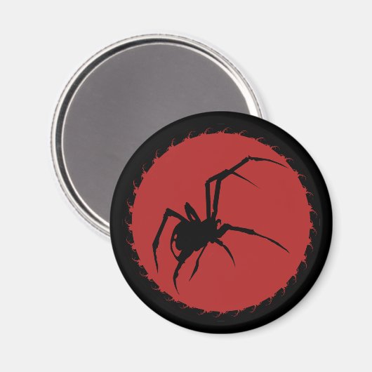 Black Widow Spider Magneet (Voorkant / Achterkant)