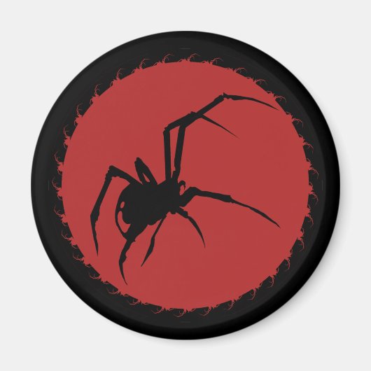 Black Widow Spider Magneet (Voorkant)