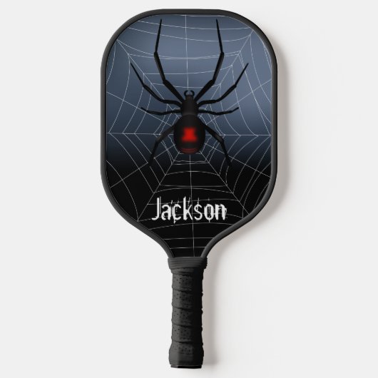 Black Widow Spider Pickleball Paddle (Achterkant)