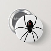 Black WIdow Spider Ronde Button 5,7 Cm (Voorkant /achterkant)