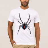 Black Widow Spider schaduwt T-Shirt (Voorkant)