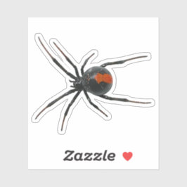 Black Widow Spider Sticker