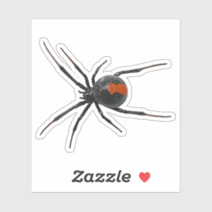 Black Widow Spider Sticker