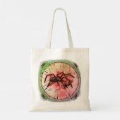 Black Widow Spider Tote Bag (Achterkant)