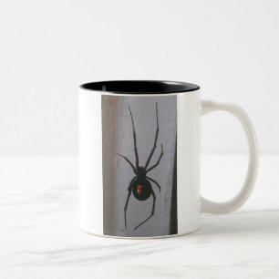 Black Widow Spider Tweekleurige Koffiemok