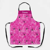 Black Widow Spider Web Pink Schort (Voorkant)