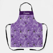 Black Widow Spider Web Purple  Schort (Voorkant)