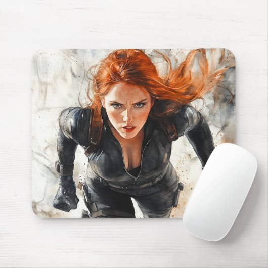 Black Widow: Stealth en kracht Marvel Mousepad Muismat (Met muis)