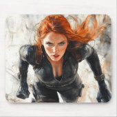 Black Widow: Stealth en kracht Marvel Mousepad Muismat (Voorkant)