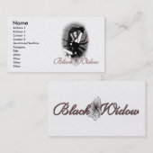 Black Widow Visitekaartjes (Voorkant / Achterkant)