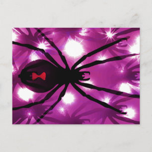 Black Widowed Briefkaart