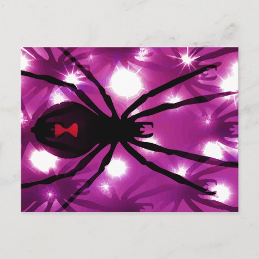 Black Widowed Briefkaart (Voorkant)