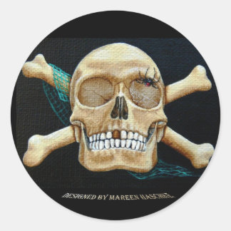 "Black Widow's New Home" Ronde Sticker