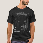Black Wild Cat T-shirt (Voorkant)