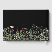 Black Wildflower begrafenis Gastenboek (Achterkant)