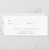 Black Wildflower Meadow Cadeaubon (Achterkant)