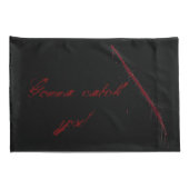 Black Wings Kussensloop (Achterkant-Rechts)