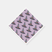 Black Witch Pet Drawing Napkins Servet (Hoek)