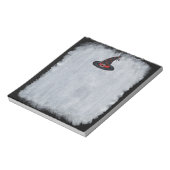 Black Witch Pet Stars Cute Spider Halloween Notitieblok (Linkerzijde)