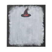 Black Witch Pet Stars Cute Spider Halloween Notitieblok (Voorkant)