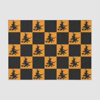 Black Witches Checkered Tissuepapier