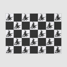 Black Witches Checkered Tissuepapier