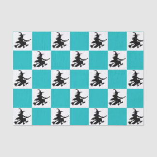 Black Witches Checkered Tissuepapier