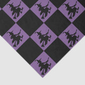 Black Witches Checkered Tissuepapier (Detail)