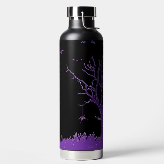 BLACK WITH DARK PURPLE HALLOWEEN TREE SPIDERS  WATERFLES (Links)