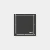 Black with white frame post-it® notes (Voorkant)