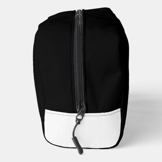 Black with White Name Toilettasje (Rechts)