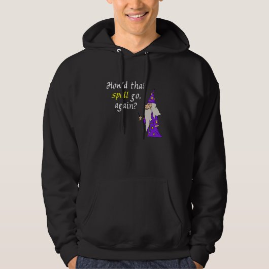 Black Wizard Sweatshirt Hoodie (Voorkant)