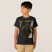 Black Wolf Dog T-shirt (Voorkant volledig)