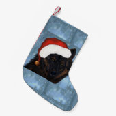 Black Wolf Kleine Kerstsok (Voorkant (Hangend))