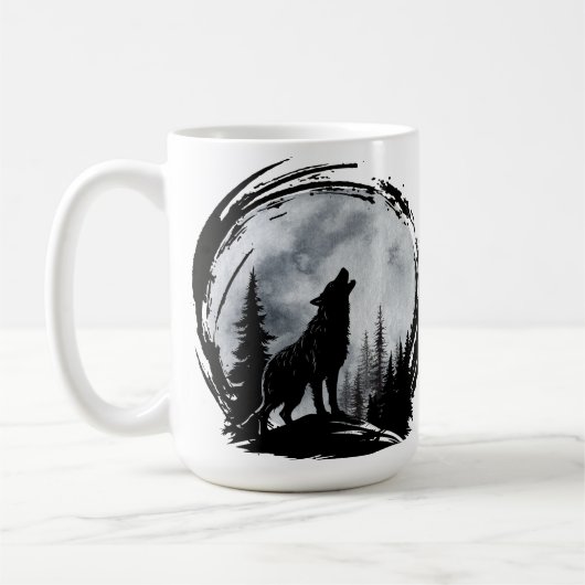 Black Wolf Koffiemok (Links)