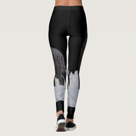 Black Wolf Leggings (Achterkant)