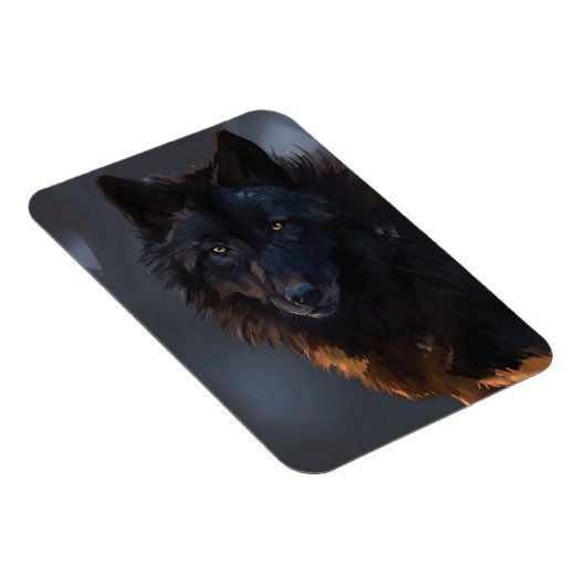 Black Wolf Magneet (Rechterzijde)