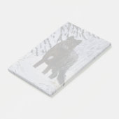 Black Wolf Post-it® Notes (Schuin)