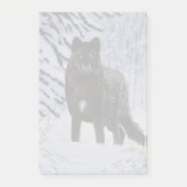 Black Wolf Post-it® Notes (Voorkant)
