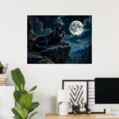 Black Wolf Poster (Thuiskantoor)