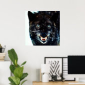 Black Wolf Poster (Thuiskantoor)