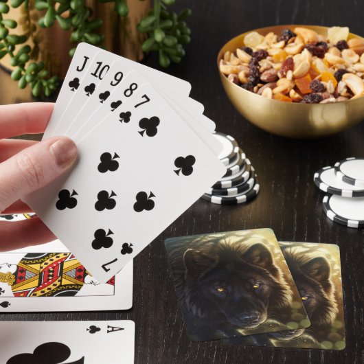 Black Wolf-speelkaarten Speelkaarten (Insitu)