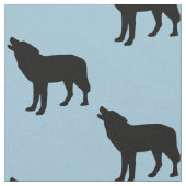 Black Wolf Stof (Close Up)