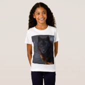 Black Wolf T-shirt (Voorkant volledig)