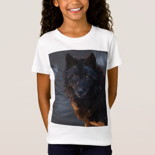 Black Wolf T-shirt (Voorkant)