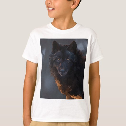 Black Wolf T-shirt (Voorkant)