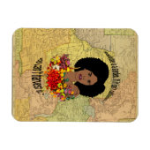 Black Woman African Proverbs Quotes Wisdom art Magneet (Horizontaal)