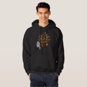 Black Woman Afro Butterfly Cool Black History Mont Hoodie (Voorkant volledig)