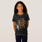 Black Woman Afro Butterfly Cool Black History Mont T-shirt (Voorkant volledig)