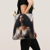 Black Woman Angels Angelcore Tote Bag (Dichtbij)